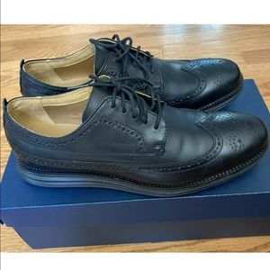 NWB COLE HAAN MENS BLACK 8.5 M ORIGINAL GRAND $115